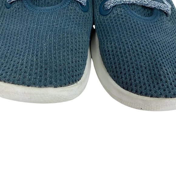 Allbirds Tree Runners Sneakers Blue White Womens 9 Shoes Lightweight Eco Mesh - Picture 7 of 14